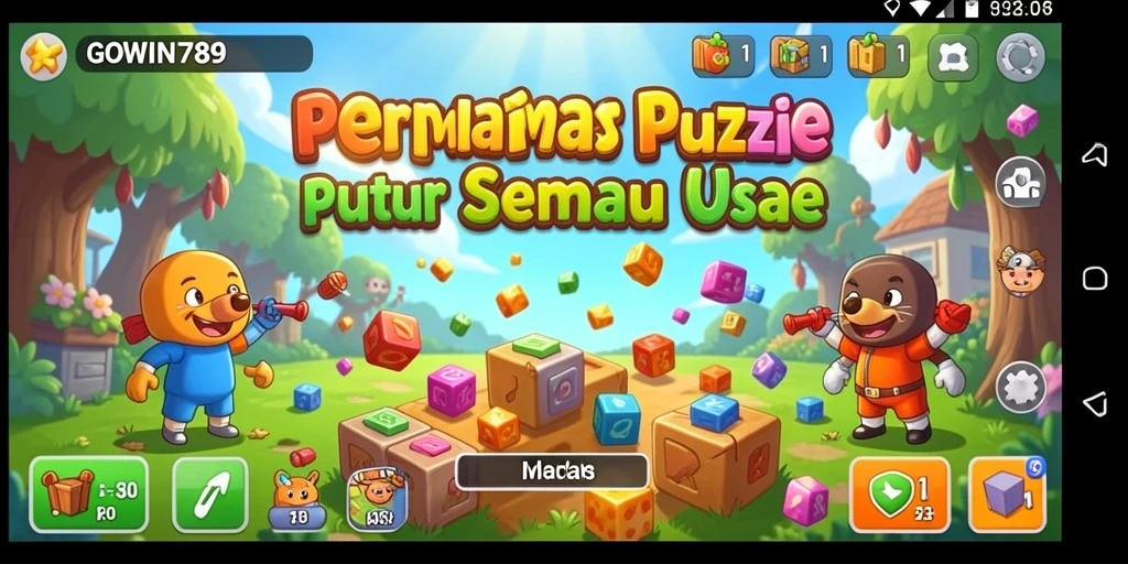 Screenshot GOWIN789 menampilkan gameplay Puzzle yang seru dan menarik.