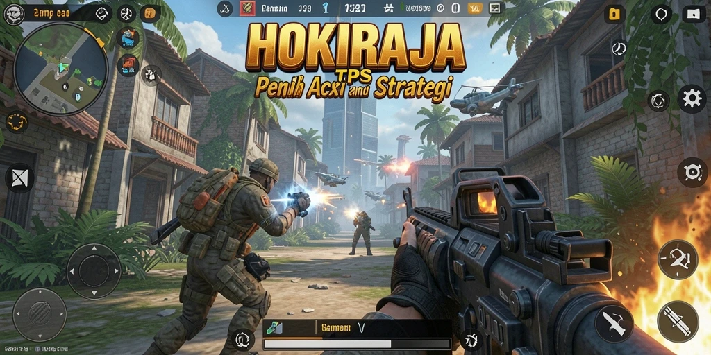 Gambaran aksi seru dalam gameplay HOKIRAJA yang intens.