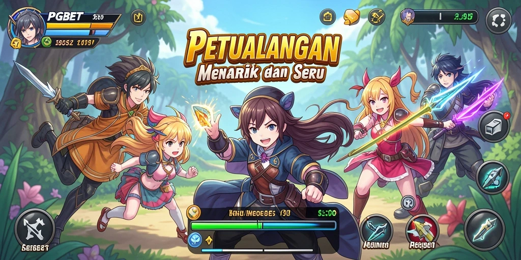 Tampilan gameplay PGBET yang menampilkan karakter Anime yang menarik.